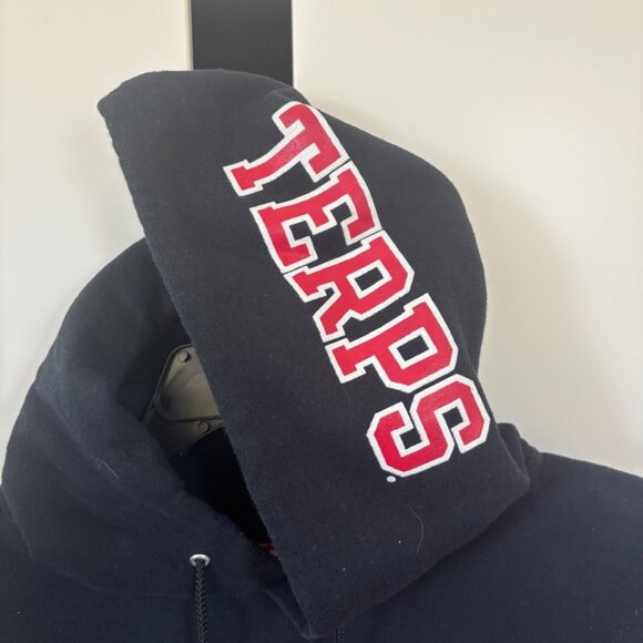 Champion Vintage Black University of Maryland Sweatshirt Size Medium - Picture 4 of 4